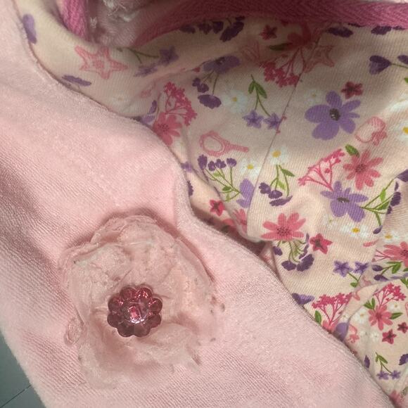 Disney Store Princesses Terry Cloth Beach Cover Up Robe Pink Girls Size 7/8 - Picture 6 of 6